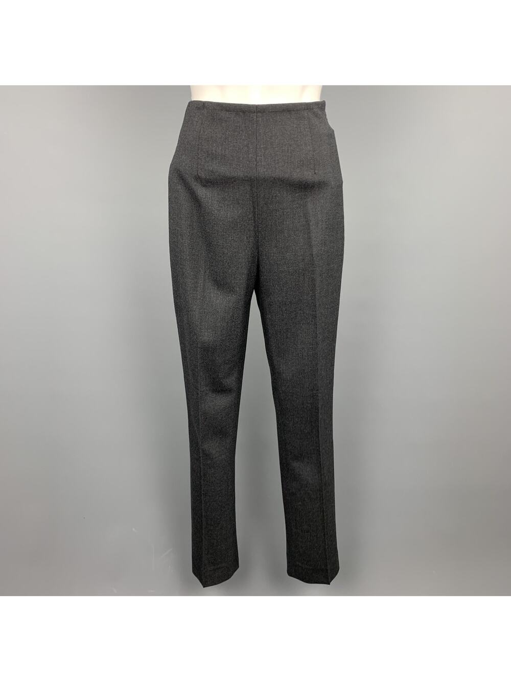 RALPH LAUREN Black Label Size 2 Charcoal Wool Dress Pants